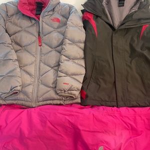 North Face Girls Youth Snowboard Jacket and Pants